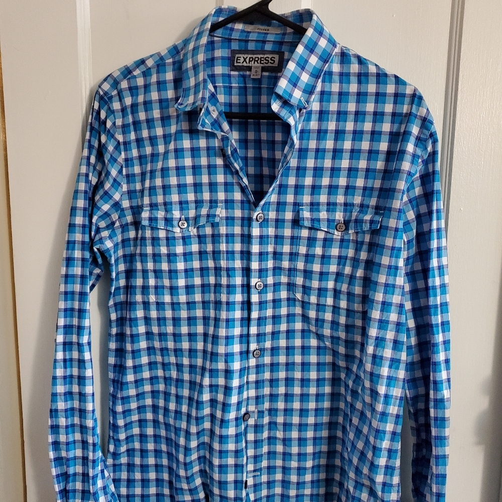 Mens Express Button Down